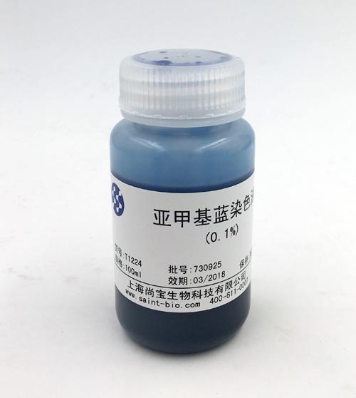 亞甲基藍(lán)染色液（0.1%）